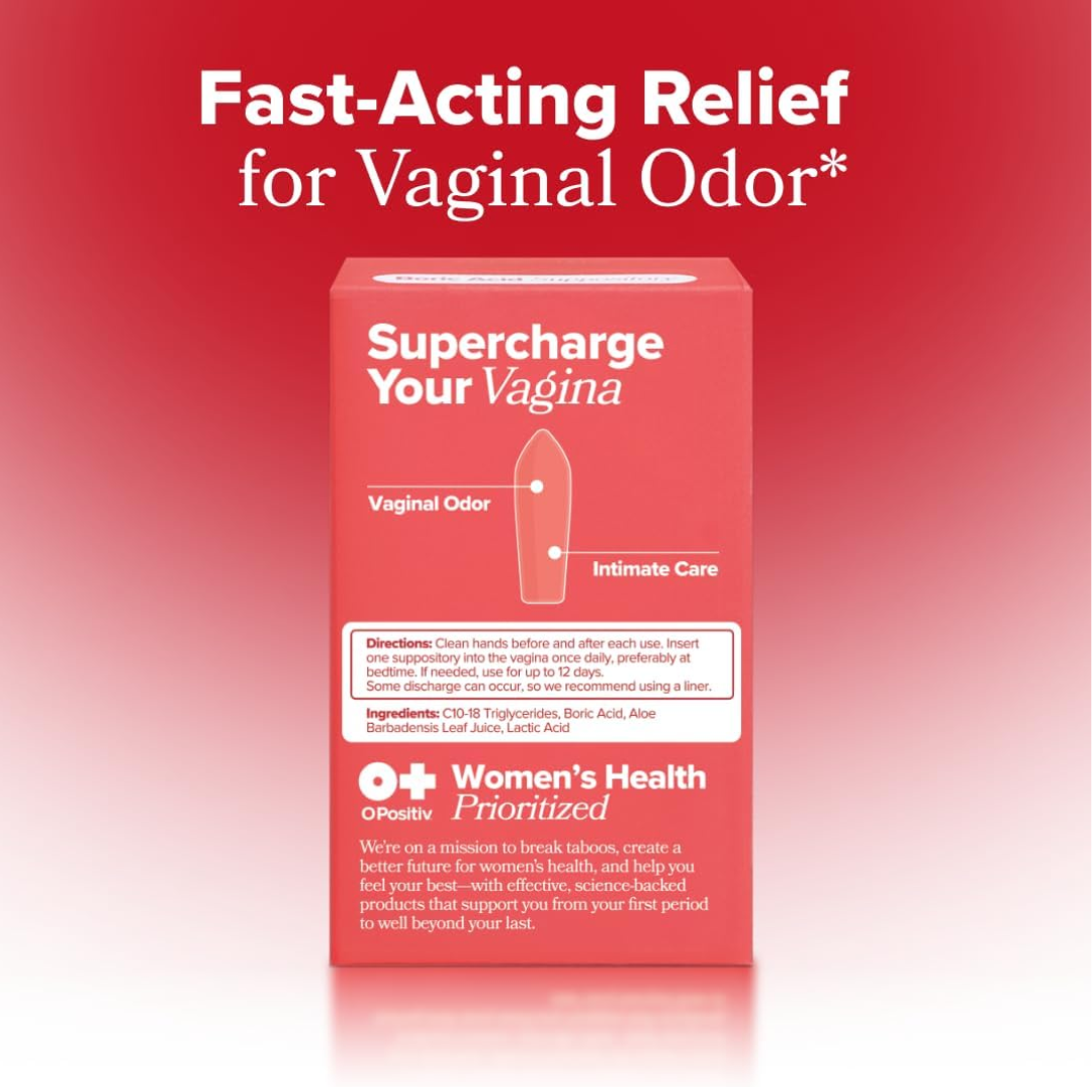 Boric Acid Vaginal Suppository