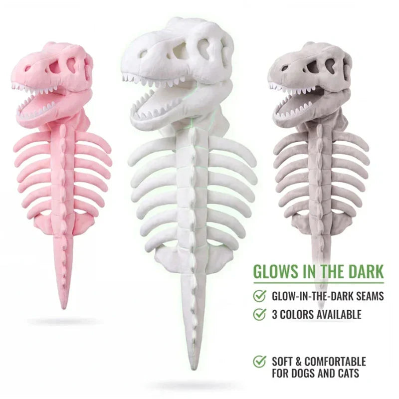 Glow-in-the-Dark Dino Pet Costume for Dogs & Cats