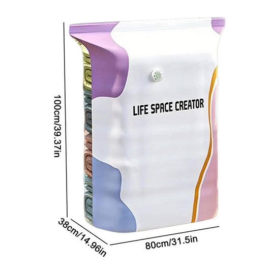 3-Pack Vacuum Compression Storage Bags for Closets & Travel
