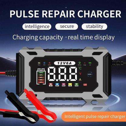 Cargador Inteligente 12V 6A con Reparación de Batería
