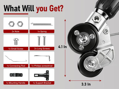 Drill Attachment Metal Cutter for Clean, Straight Cuts
