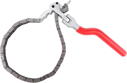Oil Filter Chain Wrench That Cracks Open Stuck Filters