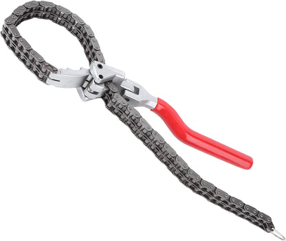 Oil Filter Chain Wrench That Cracks Open Stuck Filters