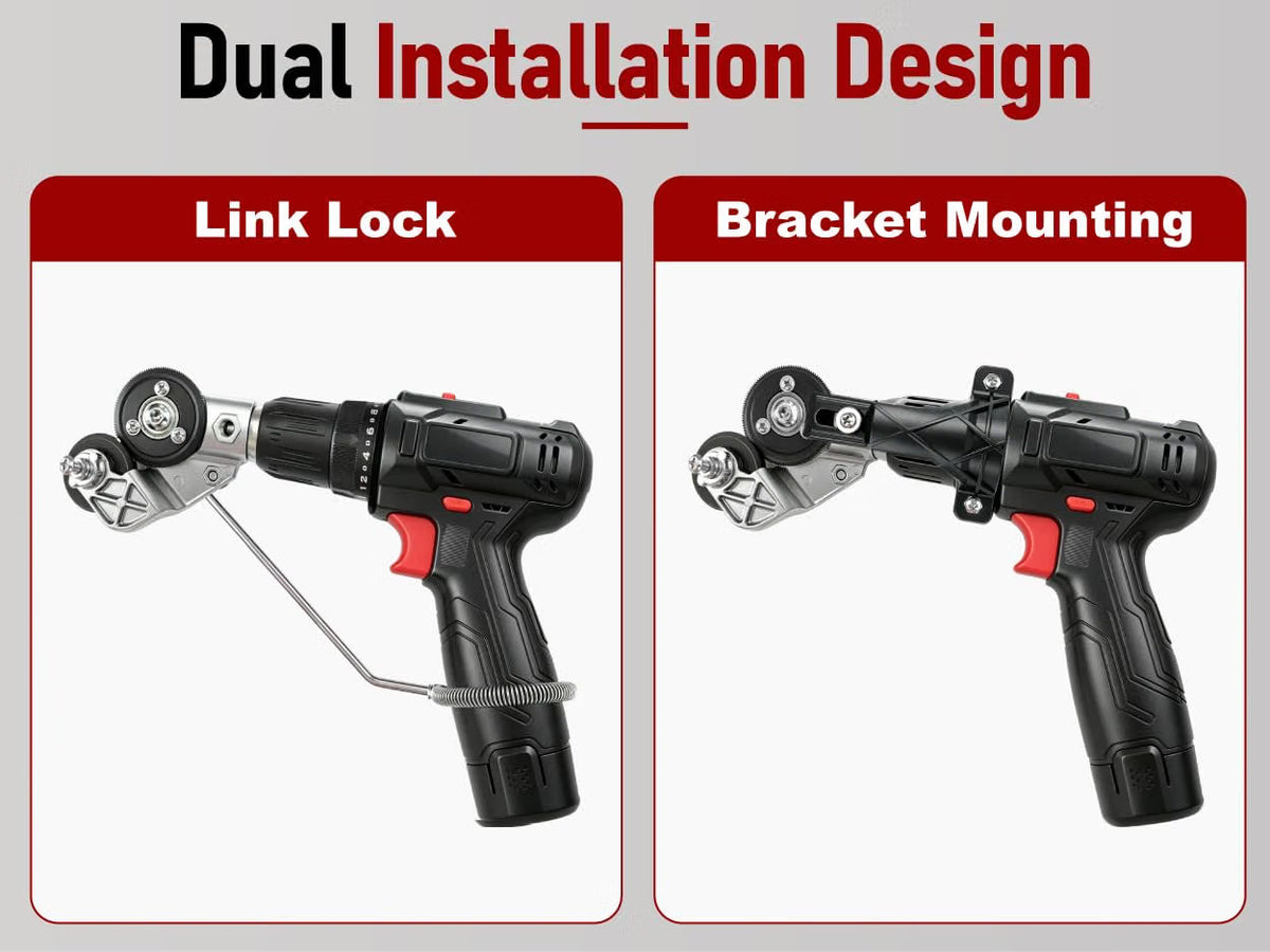 Drill Attachment Metal Cutter for Clean, Straight Cuts