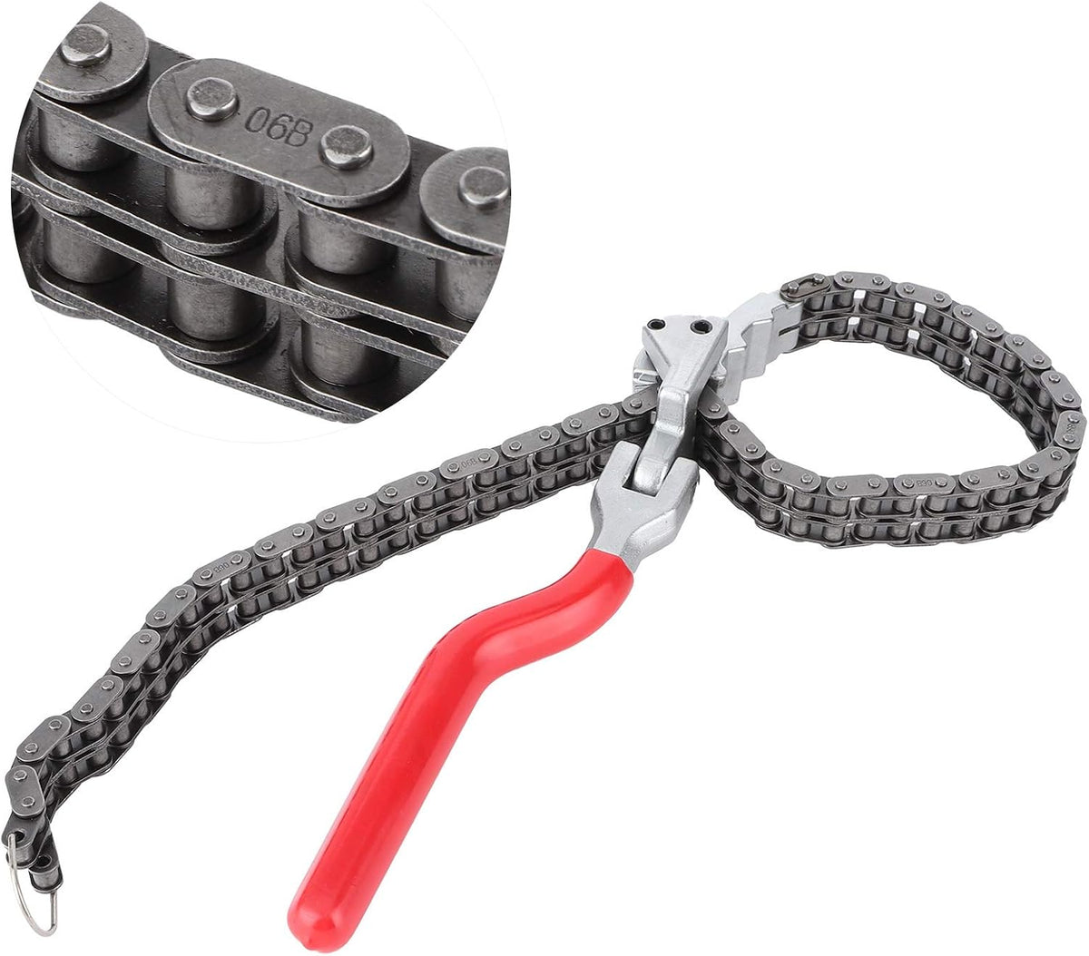 Oil Filter Chain Wrench That Cracks Open Stuck Filters