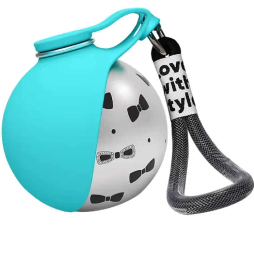 Portable Dog Water Bottle with Built-In Bowl
