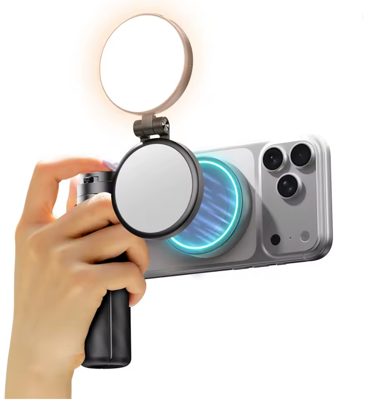 Pocket Dual-Sided Magnetic Selfie Stick