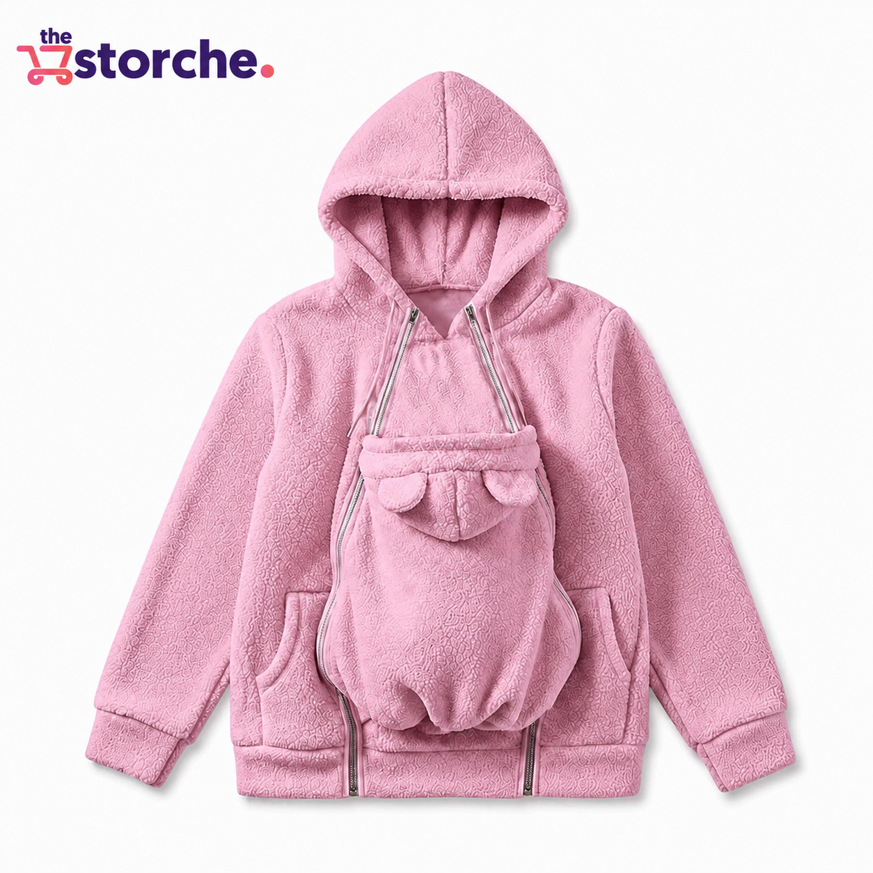 BabySnug Carrier Hoodie - Hands-Free Warmth & Bonding
