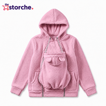 BabySnug Carrier Hoodie - Hands-Free Warmth & Bonding