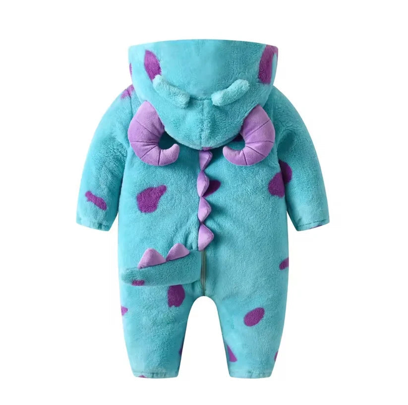 Warm Fleece Onesie That Stops Nighttime Baby Chills