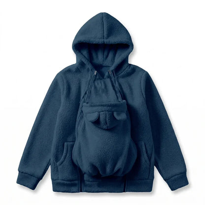 BabySnug Carrier Hoodie - Hands-Free Warmth & Bonding