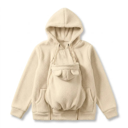 BabySnug Carrier Hoodie - Hands-Free Warmth & Bonding