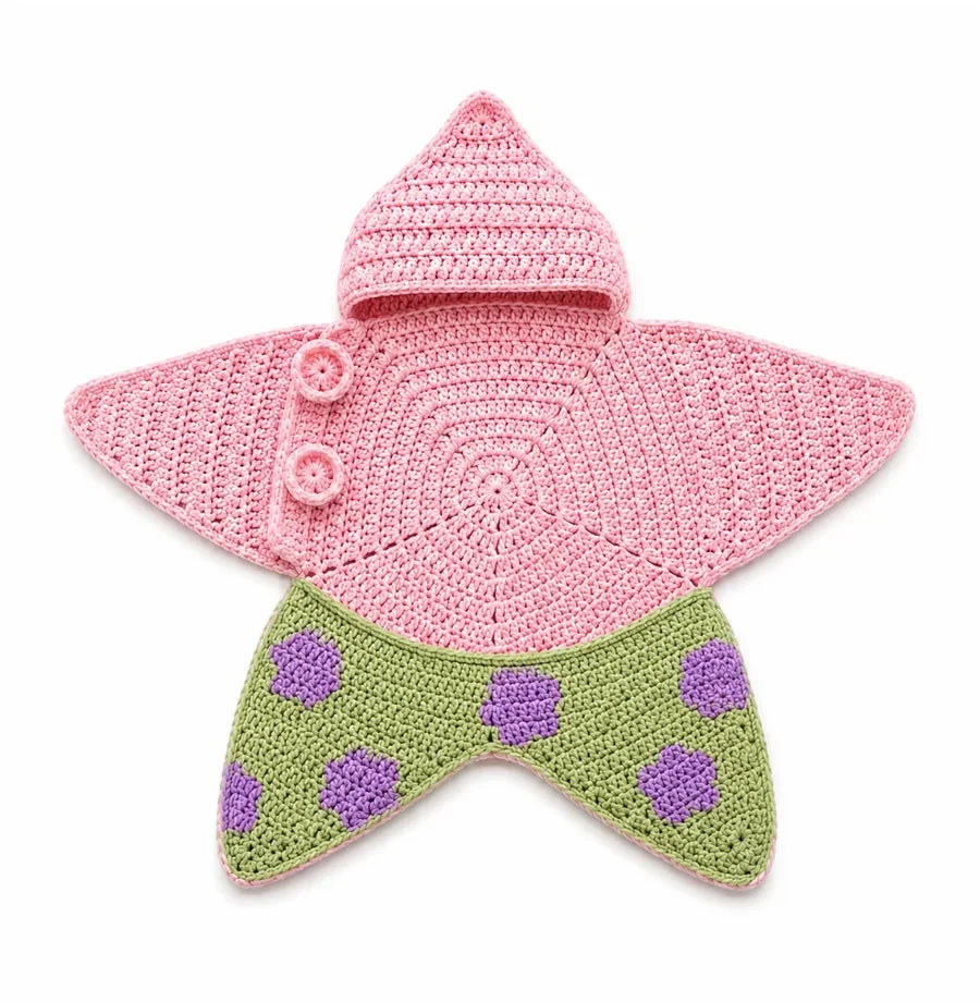 Crochet Star Baby Suit