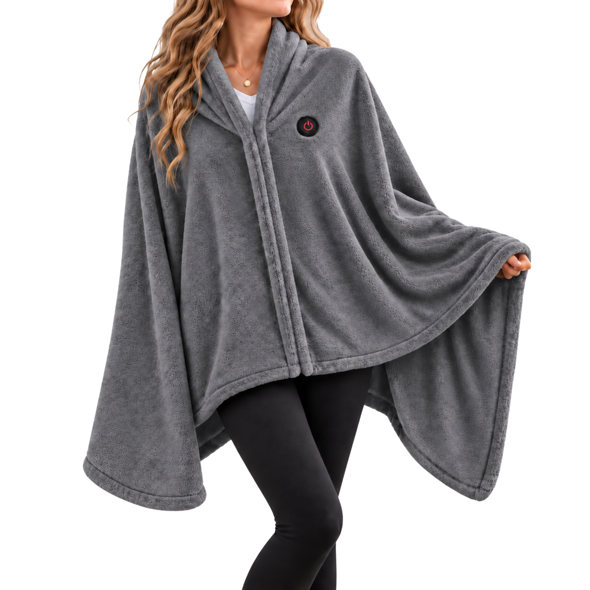 CozyHeat Wrap Blanket - Heated Comfort with Free Hands