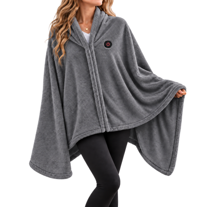 CozyHeat Wrap Blanket - Heated Comfort with Free Hands