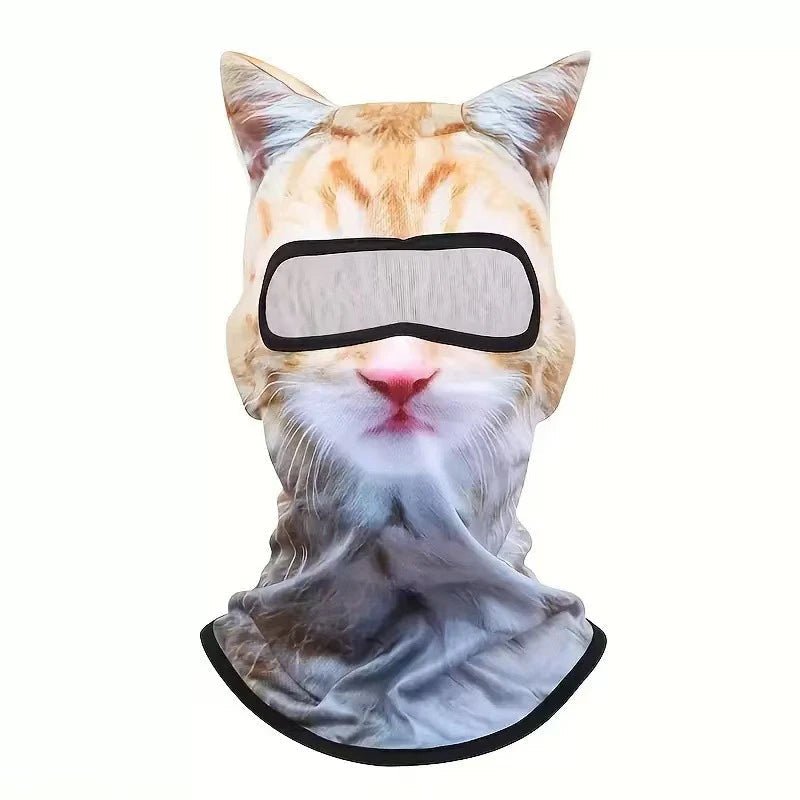 3D Animal Face Winter Balaclava - Full Head & Neck Cover