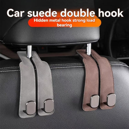 Hidden Car Seat Back Hook for Bags and Everyday Clutter