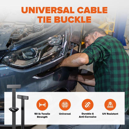 No-Tool Nylon Snap Clips for Fender and Panel Repairs