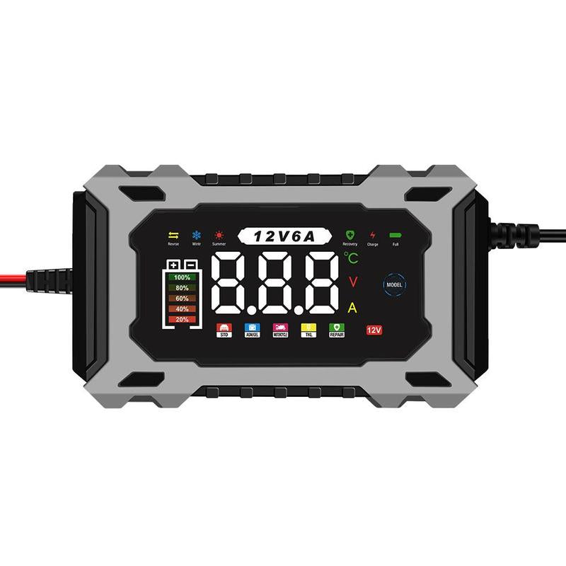 Cargador Inteligente 12V 6A con Reparación de Batería