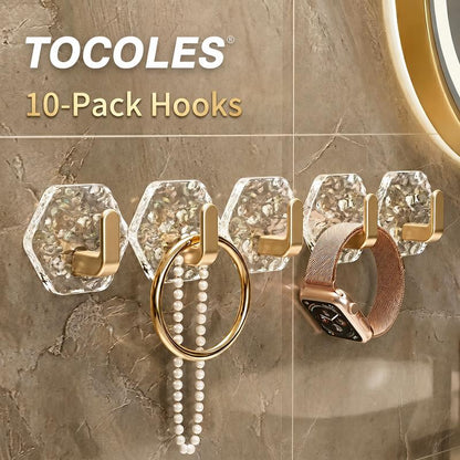 Self-Adhesive Hooks That Hold Without a Single Drill Hole