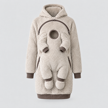 CozyNest Mom & Baby Hoodie for Warm, Close Carrying